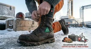 An infographic detailing the UL-certified battery safety of the bladeless neck fan, meeting Canadian electrical safety standards for peace of mind.