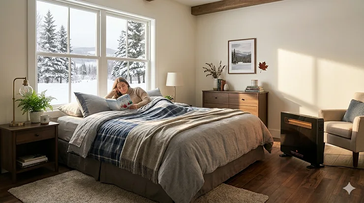 Alt text for image 1 infrared heater for bedroom