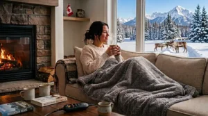 A contented dog and cat sleeping soundly on a pet-safe electric heated blanket with an auto-shutoff timer for a cozy winter afternoon.