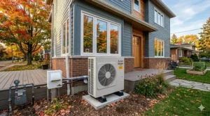 A chart demonstrating the annual utility bill savings for a Canadian homeowner who switches to a hybrid heat pump systemhybrid heat pump system.